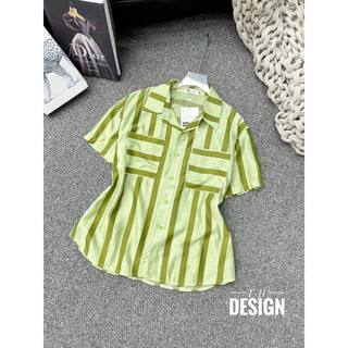 sơmi kẻ cổ đức dáng mới TH