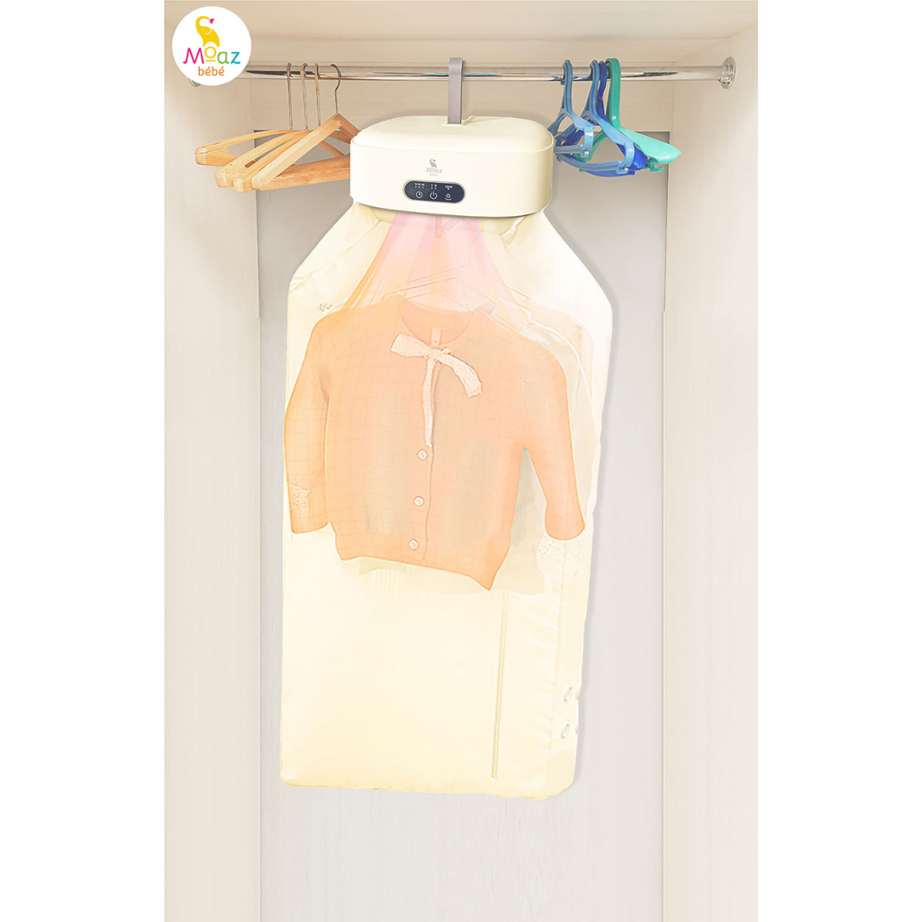 Máy sấy quần áo cho bé gắn đèn Led tiệt trùng Moaz Bébé MB048 - CHÍNH HÃNG