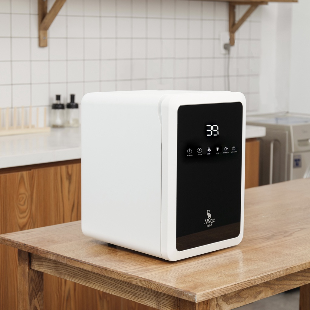 MÁY TIỆT TRÙNG SẤY KHÔ TIA UVC VÀ BẢO QUẢN BÌNH SỮA MOAZ BÉBÉ MB038 - DUNG TÍCH 18L- CHÍNH HÃNG