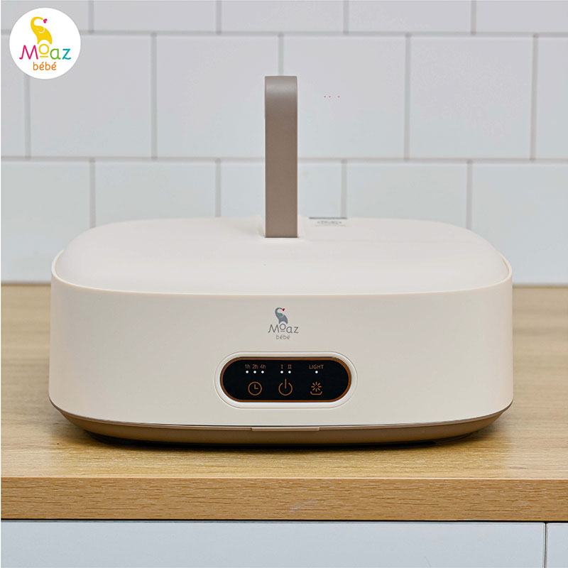 Máy sấy quần áo cho bé gắn đèn Led tiệt trùng Moaz Bébé MB048 - CHÍNH HÃNG