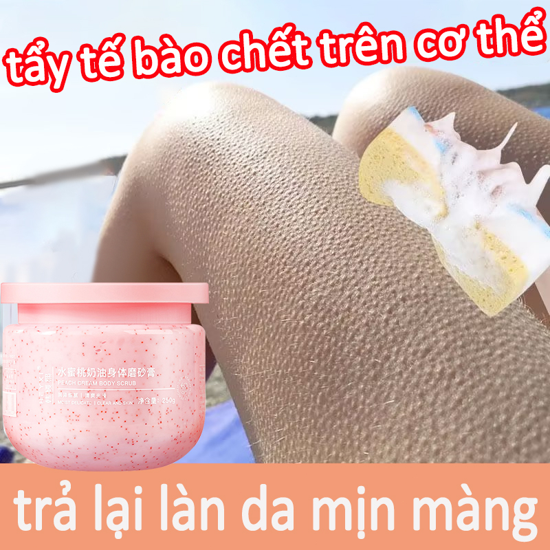 Tẩy Da Chết Kem Tẩy Chết Body Polish Chăm Sáng Mịn Dưỡng Ẩm Giảm Mụn Đầu Đen Tẩy Tế Bào Chết cải thiện làn da thô ráp