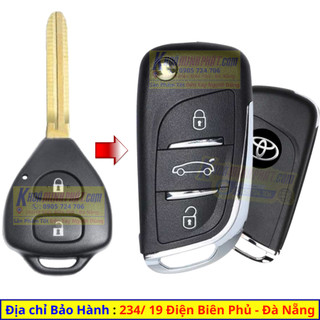 Chìa khóa remote xe Toyota Vios, Yaris, Innova mẫu V11
