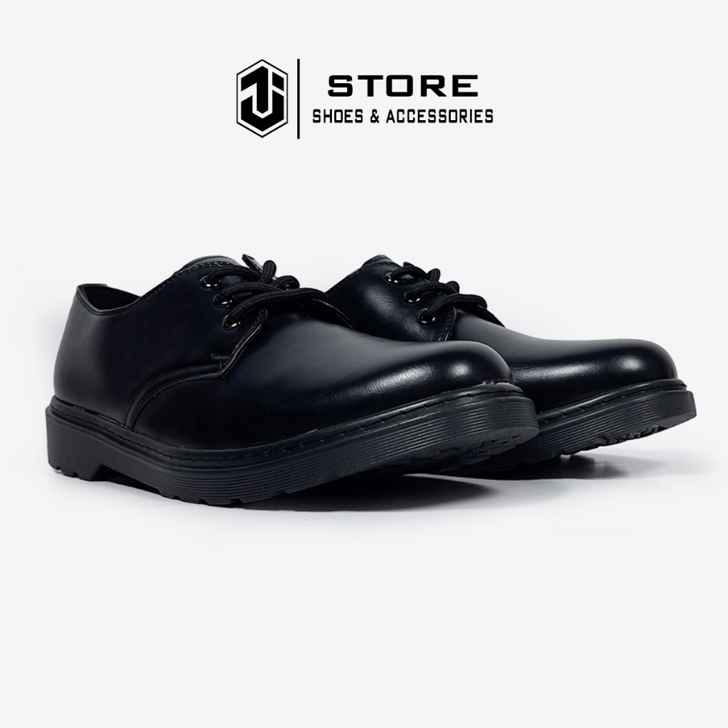 Giày Dr Martens 1641 Full Black Cao Cấp J1, Giày Đốc Nam Nữ Da Nguyên Tấm Full Size 36-44