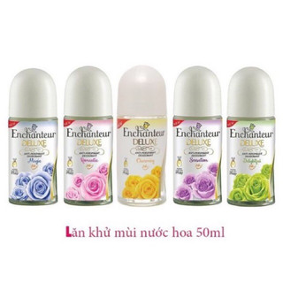 Lăn khử mùi enchanteur deluxe hương nước hoa chai 50ml