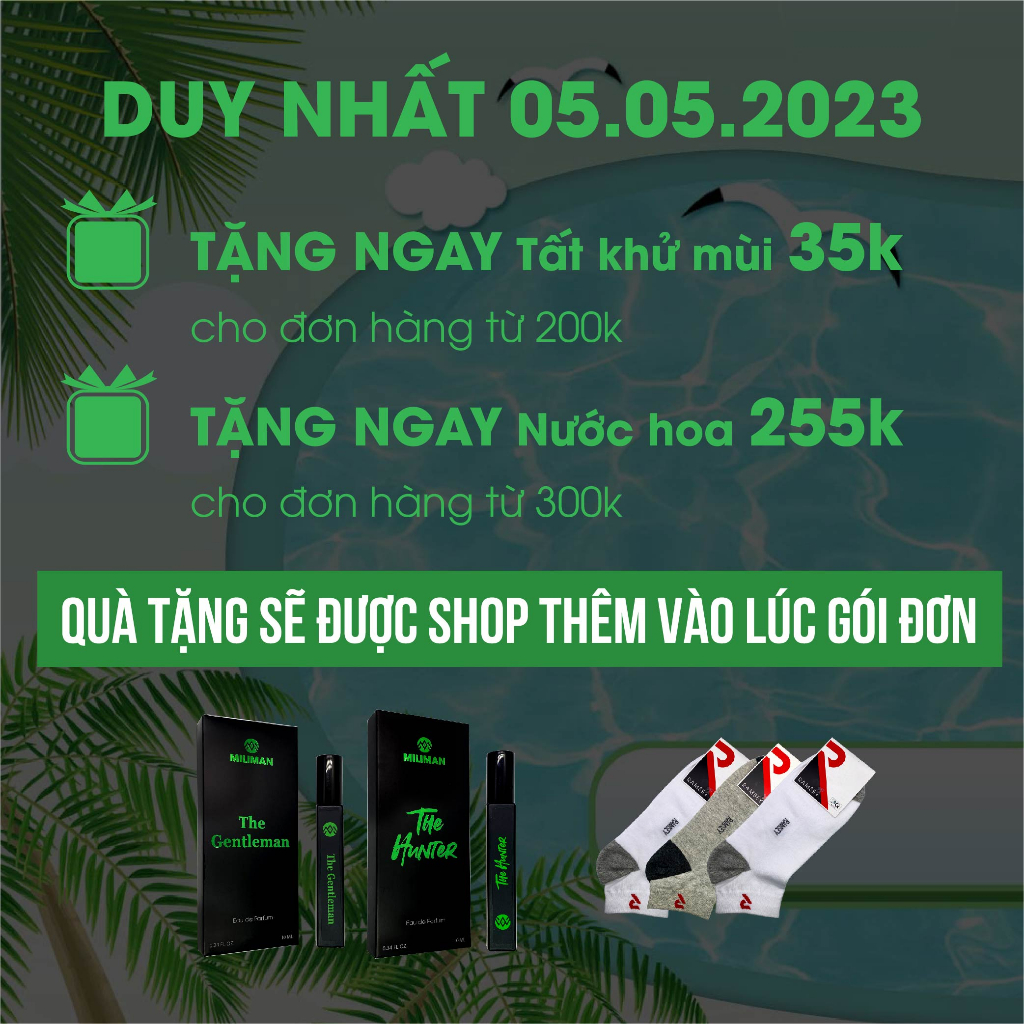 Combo Hấp Dẫn Phái Đẹp Gồm 1 Nước Hoa Nam Và 1 Bọt Vệ Sinh Nam MILIMAN