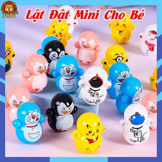 Lật đật squid game mini, đồ chơi lật đật mini doraemon cho bé cute dễ thương giá rẻ