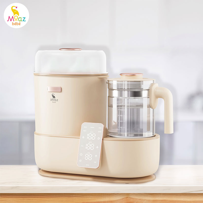 MÁY TIỆT TRÙNG SẤY KHÔ VÀ ĐUN NƯỚC ĐA NĂNG Moaz BéBé MB046 - BẢO HÀNH CHÍNH HÃNG 12 THÁNG