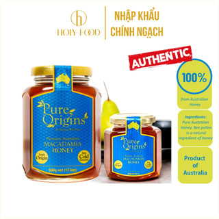 Mật ong hoa Macadamia chính hãng Úc hiệu Pure Origins loại 250g, 500g