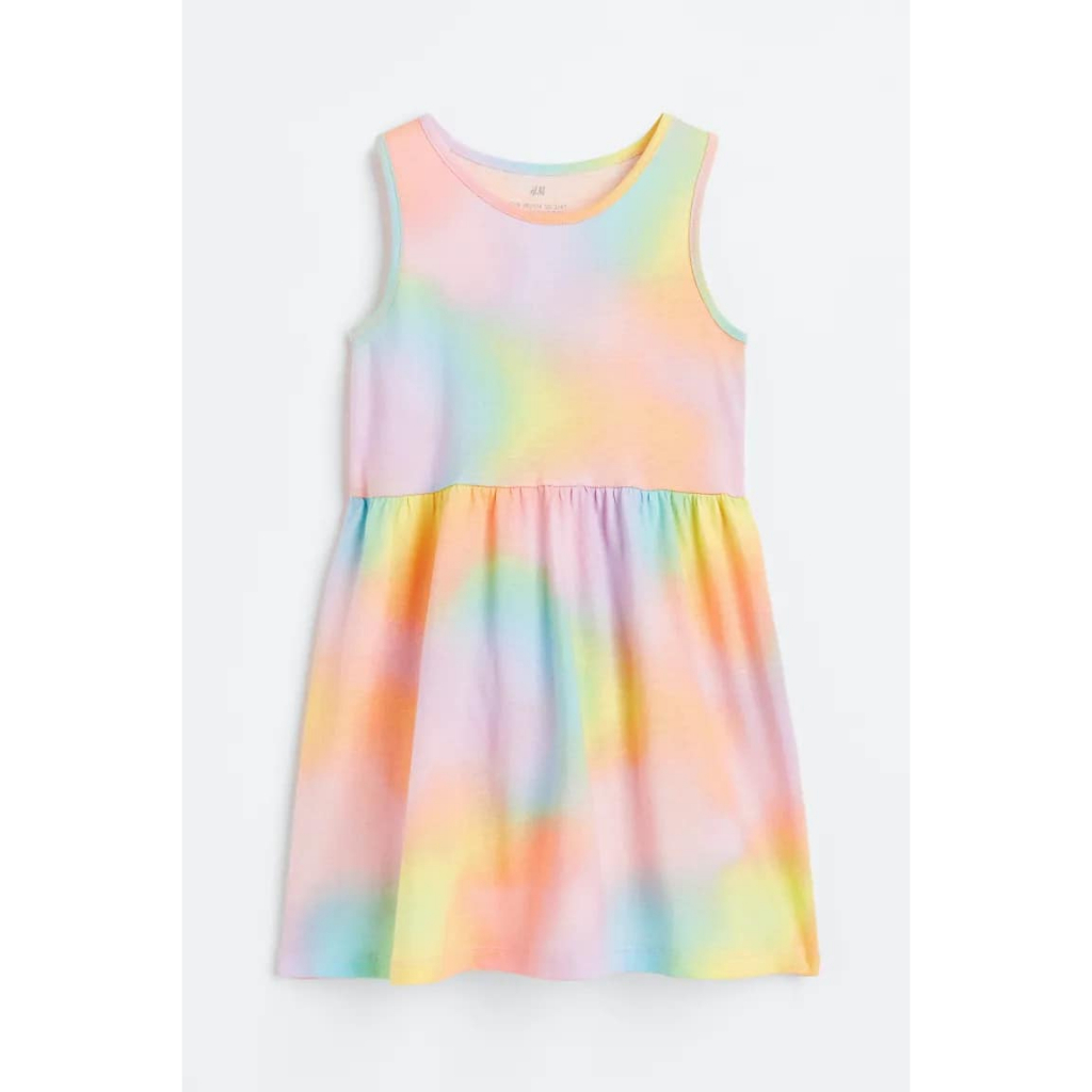 Váy hè cotton bé gái lớn HM Auth siêu sale