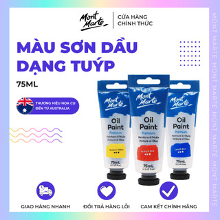 Màu sơn dầu mont marte cao cấp tuýp lẻ 75ml - oil paint premium