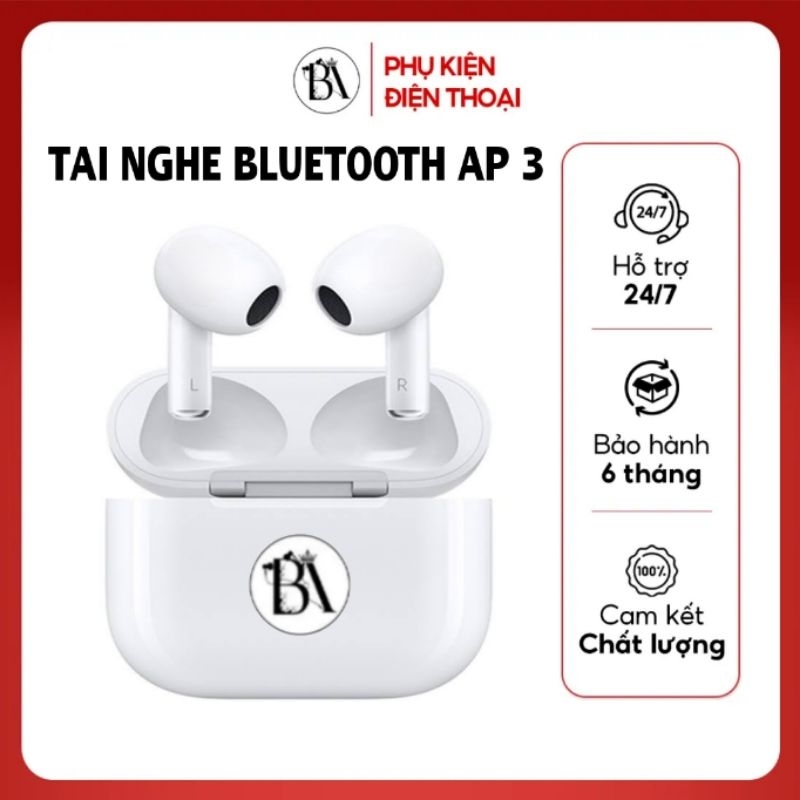 Tai nghe bluetooth không dây AIP3 Định Vị, đổi tên, tên âm thanh hay dòng thế hệ mới cao cấp