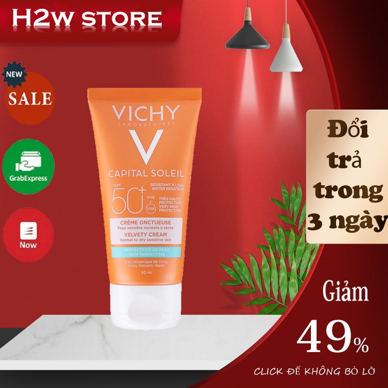 Kem chống nắng vichy dành cho da dầu mụn da nhạy cảm