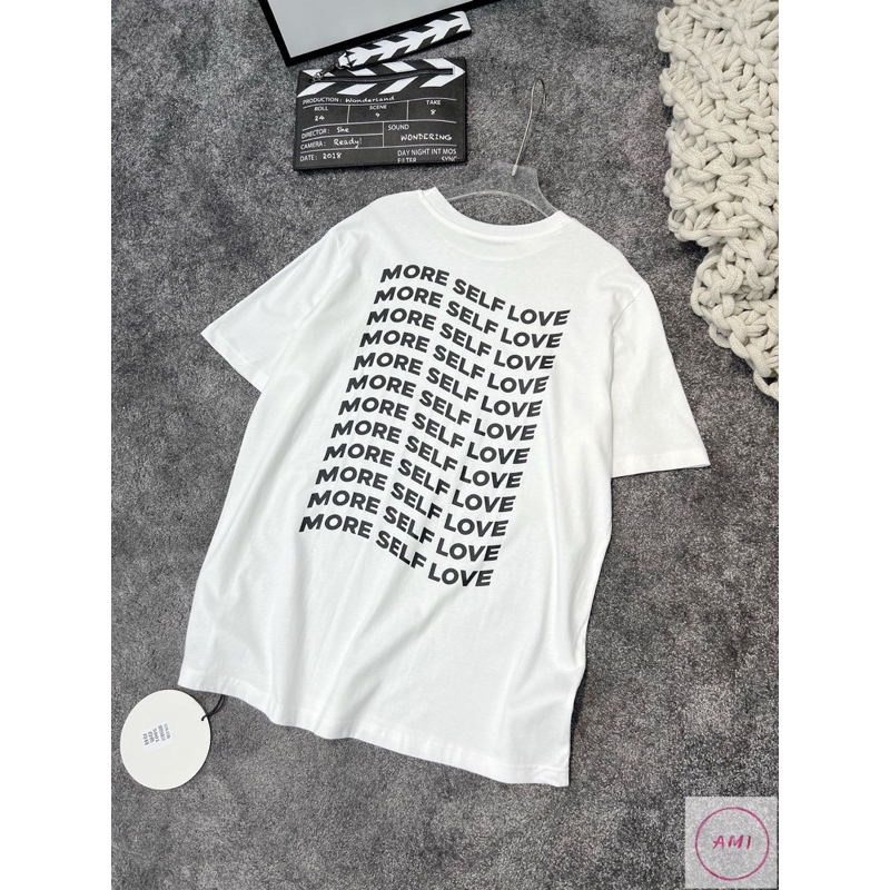 Áo phông chữ M in 2 mặt MORE TTA877