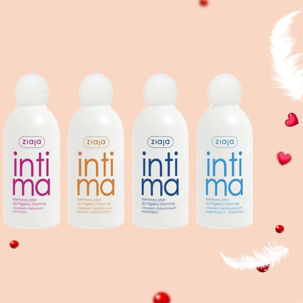 Dung Dịch Vệ Sinh Phụ Nữ Intima Ziaja 200ml - 500ml Gel Phụ Khoa Giảm Khí Hư Huyết Trắng Full Màu