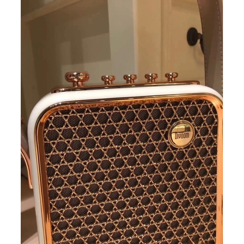 Loa Bluetooth Di Động Divoom SONGBird-HQ có tích hợp 2 micro hát karaoke - phân phối chính hãng bảo hành 12 tháng