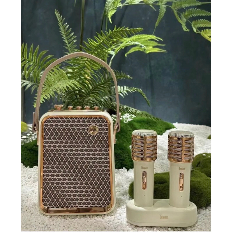 Loa Bluetooth Di Động Divoom SONGBird-HQ có tích hợp 2 micro hát karaoke - phân phối chính hãng bảo hành 12 tháng