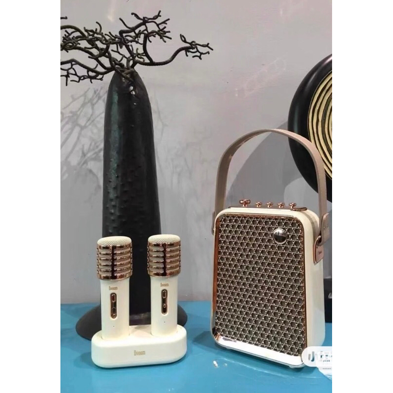 Loa Bluetooth Di Động Divoom SONGBird-HQ có tích hợp 2 micro hát karaoke - phân phối chính hãng bảo hành 12 tháng