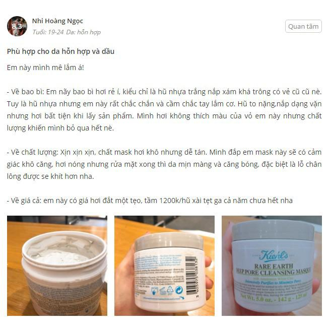 Mặt nạ đất sét Kiehl’s 125ml/142g | BigBuy360 - bigbuy360.vn