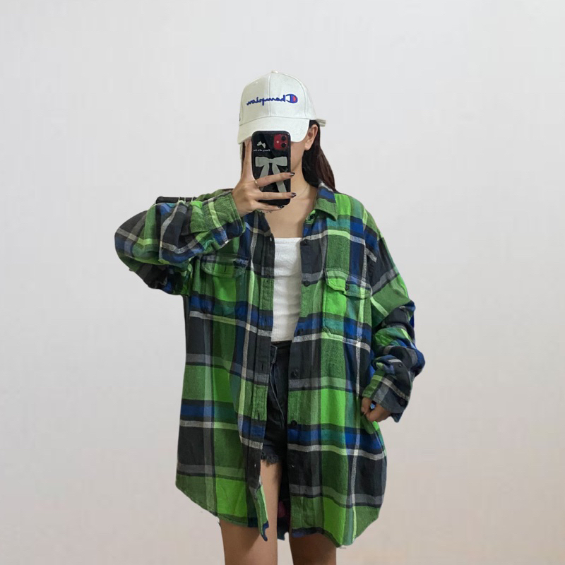 Sơ mi nhung tăm, Flannel caro tay dài hàng thùng tuyển chọn