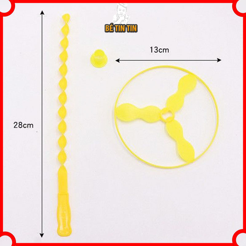 Chong chóng rút nhựa - Bộ đồ chơi cánh quạt máy bay cho bé