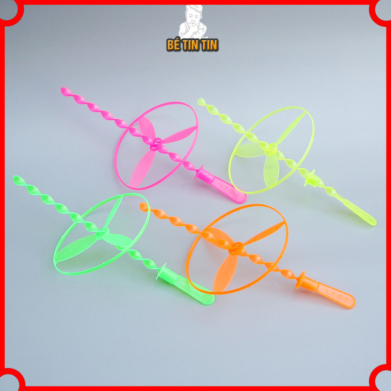 Chong chóng rút nhựa - Bộ đồ chơi cánh quạt máy bay cho bé