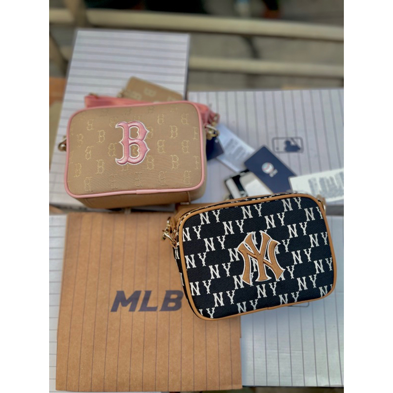 Túi MLB Monogram Jacquard  - Túi đeo chéo MLB chính hãng