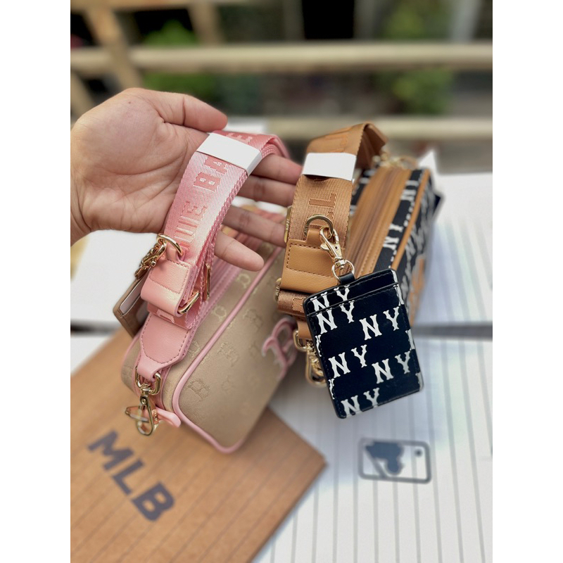 Túi MLB Monogram Jacquard  - Túi đeo chéo MLB chính hãng