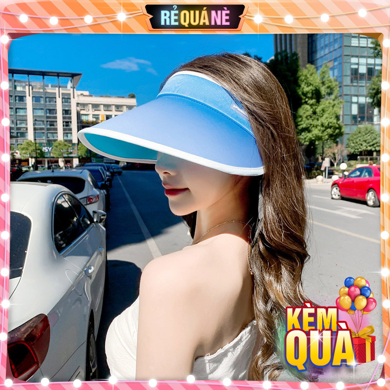 Nón Nửa Đầu Đi Du Lịch Chống Nắng Và Tia UV Màu Chuyển Cuộn Gọn RQN2301