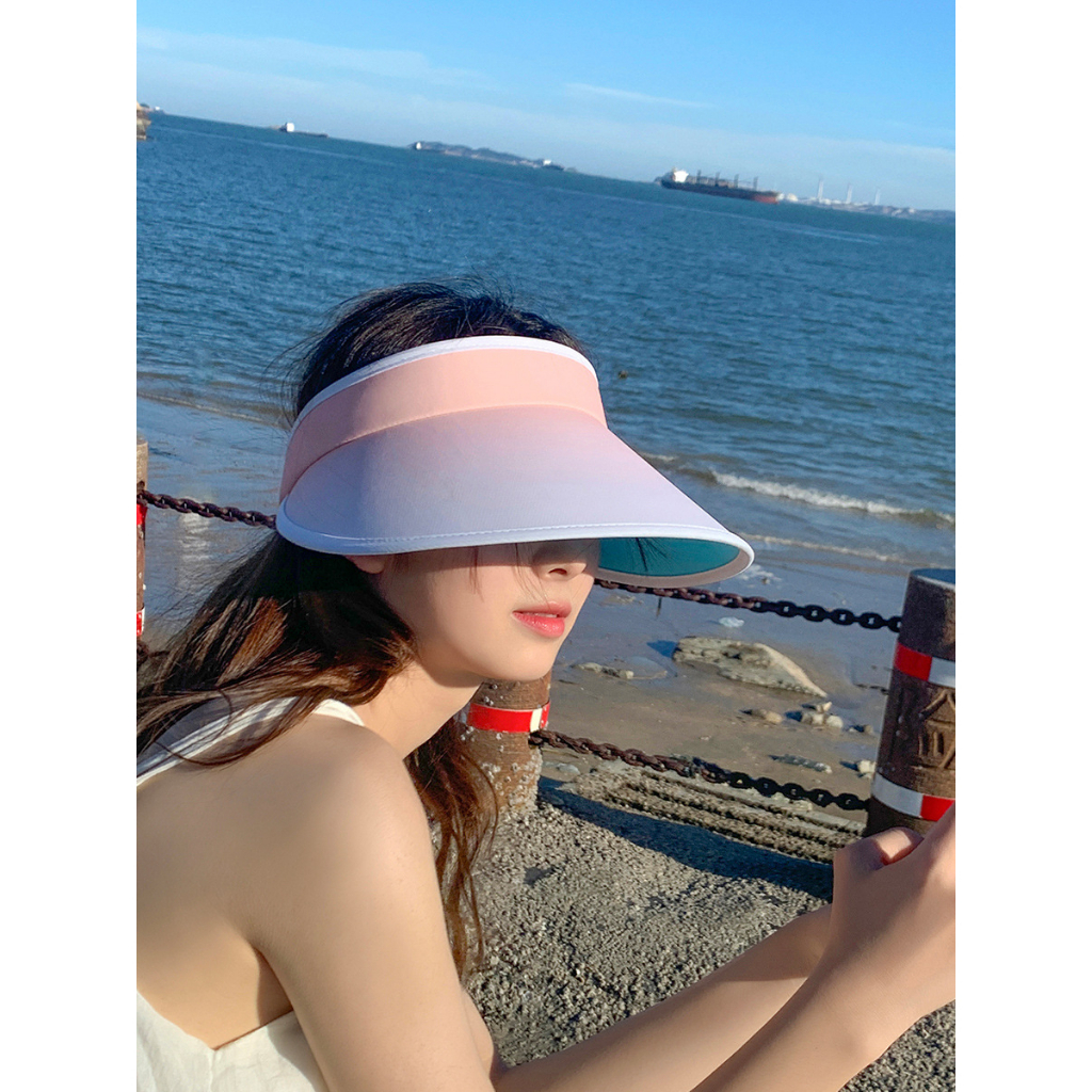 Nón Nửa Đầu Đi Du Lịch Chống Nắng Và Tia UV Màu Chuyển Cuộn Gọn RQN2301