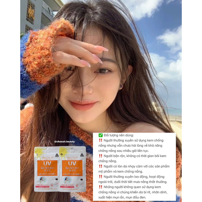 Viên uống chống nắng Nhật UV Fine Japan 30 viên/gói