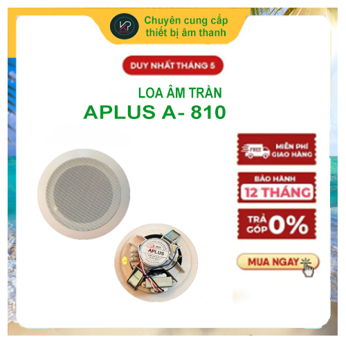 Loa âm trần Aplus A-610 với âm bass siêu sâu-giá sock