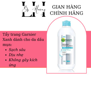 Nước tẩy trang PHÁP Garnier Micellar Cleansing Water Xanh 400ml