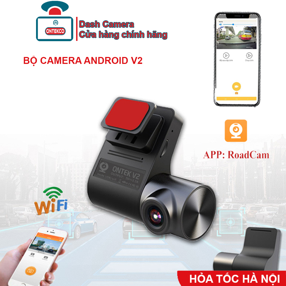 Camera Hành Trình ONTEKCO V2 Kết Nối Wifi, Độ Phân Giải 1080P, Xem Trực Tiếp Video qua wifi