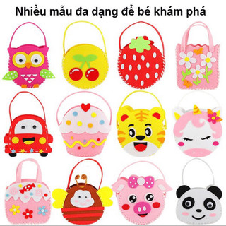 Túi xách tự trang trí handmade cho các bé thích thủ công từ 2t