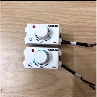 Hạt Chiết Áp Quạt, đèn Dimer quạt, đèn NANOCO PANASONIC, công tắc điều chỉnh tốc độ quạt, đèn 700W dòng Wide