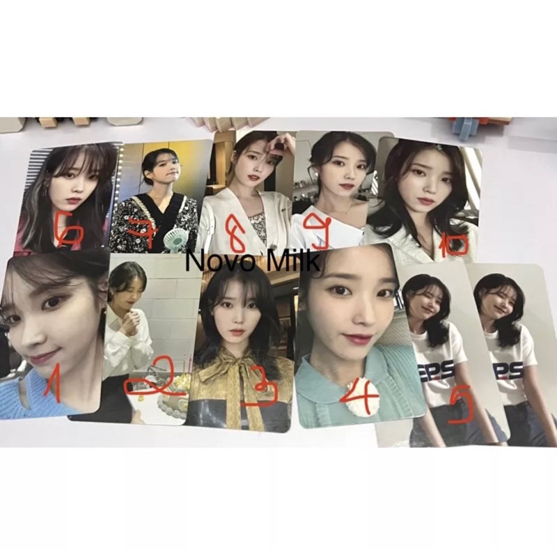 Photocard IU tách set membership