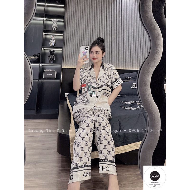 Bộ lụa xước thiết kế( p5)