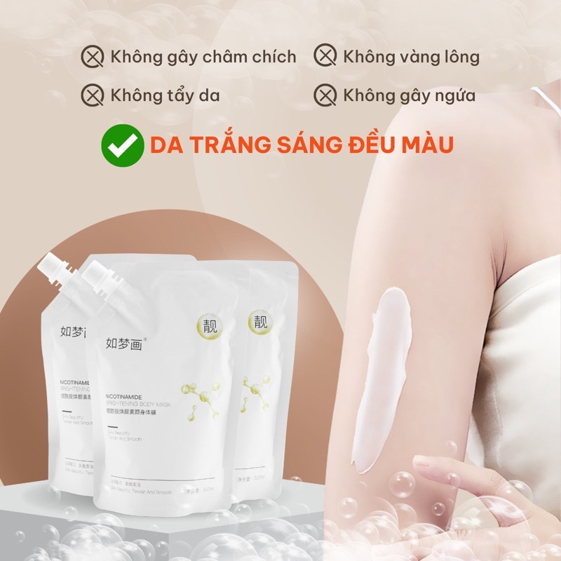 Kem ủ tắm trắng TENGYU body nội địa Trung 300ml