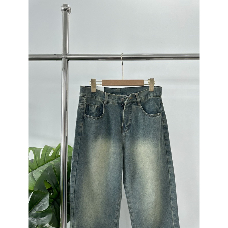 quần baggy jeans ống rộng unisex ms836 | BigBuy360 - bigbuy360.vn
