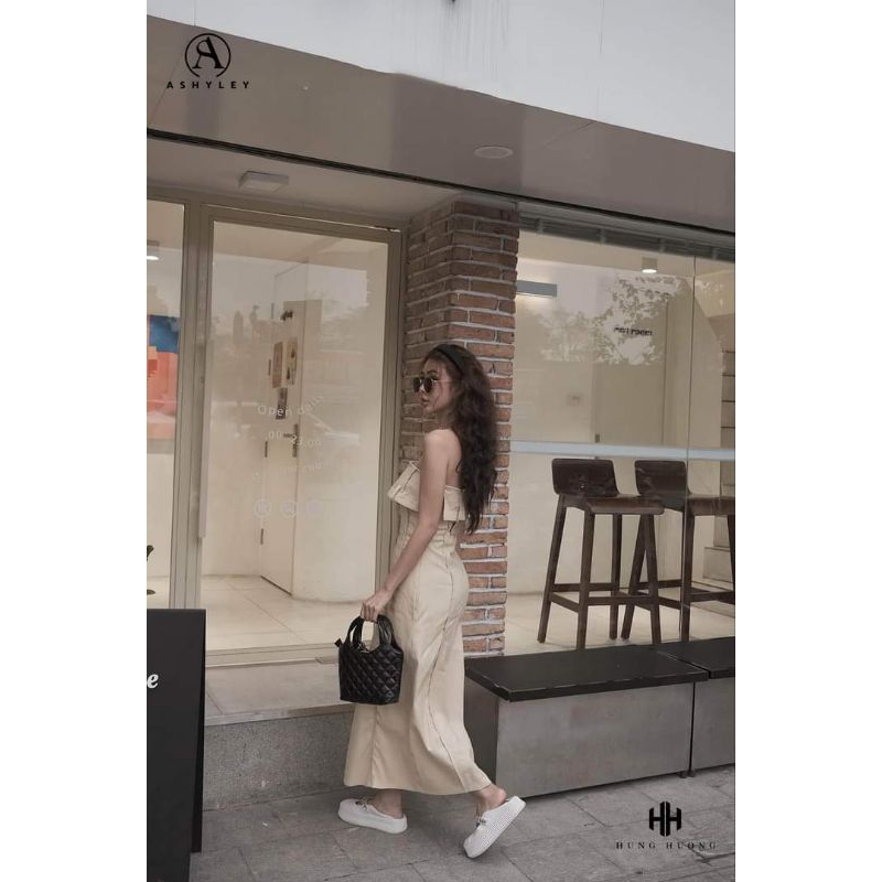 💋Váy xòe cúp ngực thô kaki cực sang chảnh❤️❤️