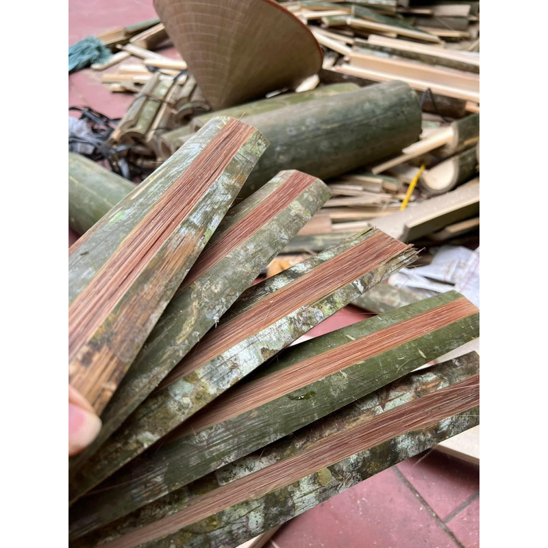 Thanh Tre Mộc Loại Già Làm Lồng Vuông Ảnh Thật
