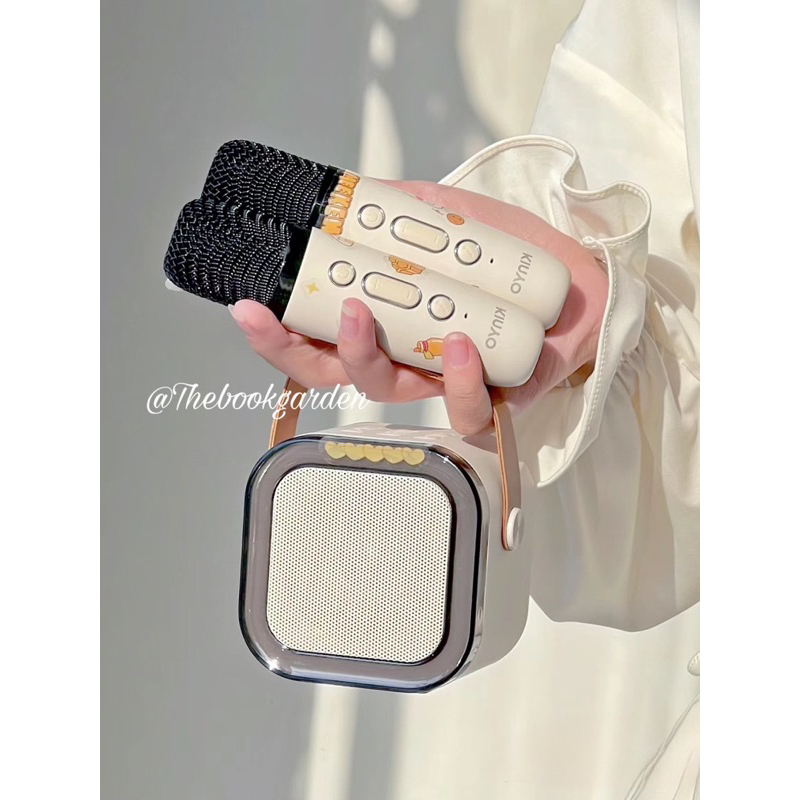 Loa bluetooth Mic Karaoke Kinyo có đèn LeD