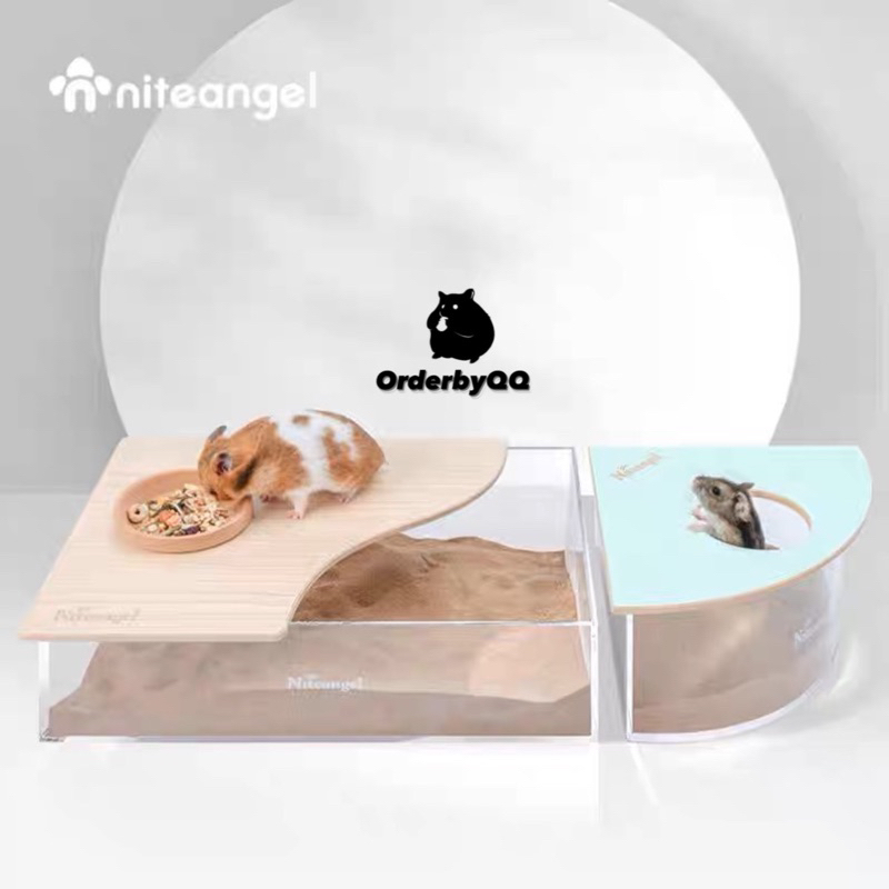 NITEANGEL Nhà Tắm Hamster Kích Thước Lớn
