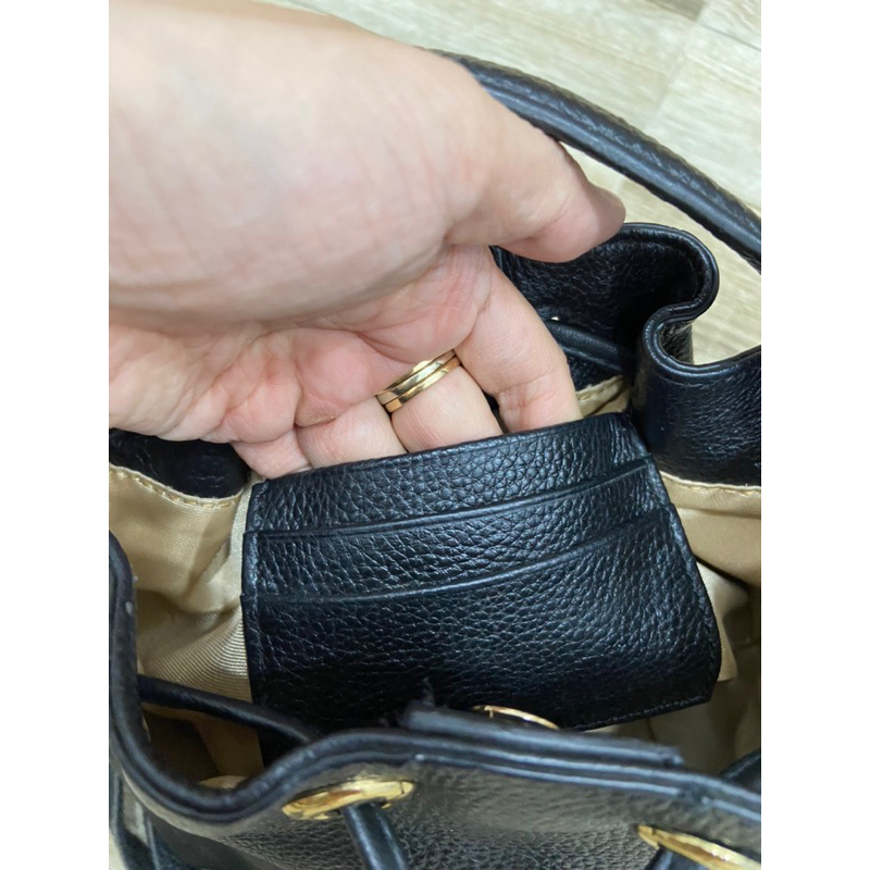 Túi si da thật bucket