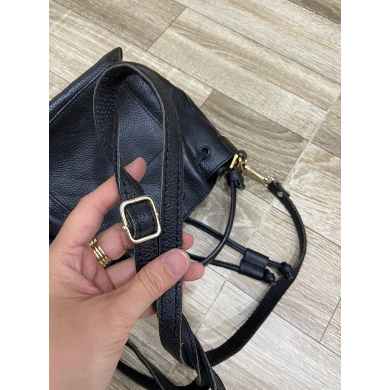 Túi si da thật bucket