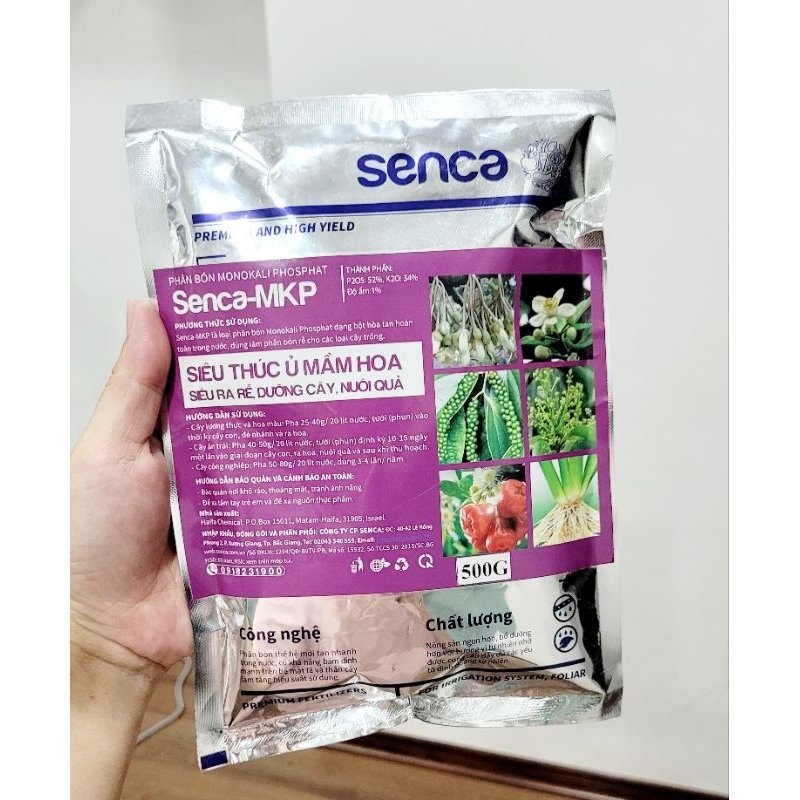 Phân bón Senca MKP ( Siêu thúc ủ mầm hoa - 500gam)