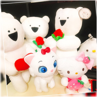 Gấu 2hand nhiều mẫu gấu cảm xúc, mèo tiểu thư, hello kitty...size 20-30cm