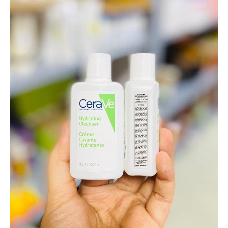 Sữa rửa mặt cerave foaming facial cleanser da dầu da khô