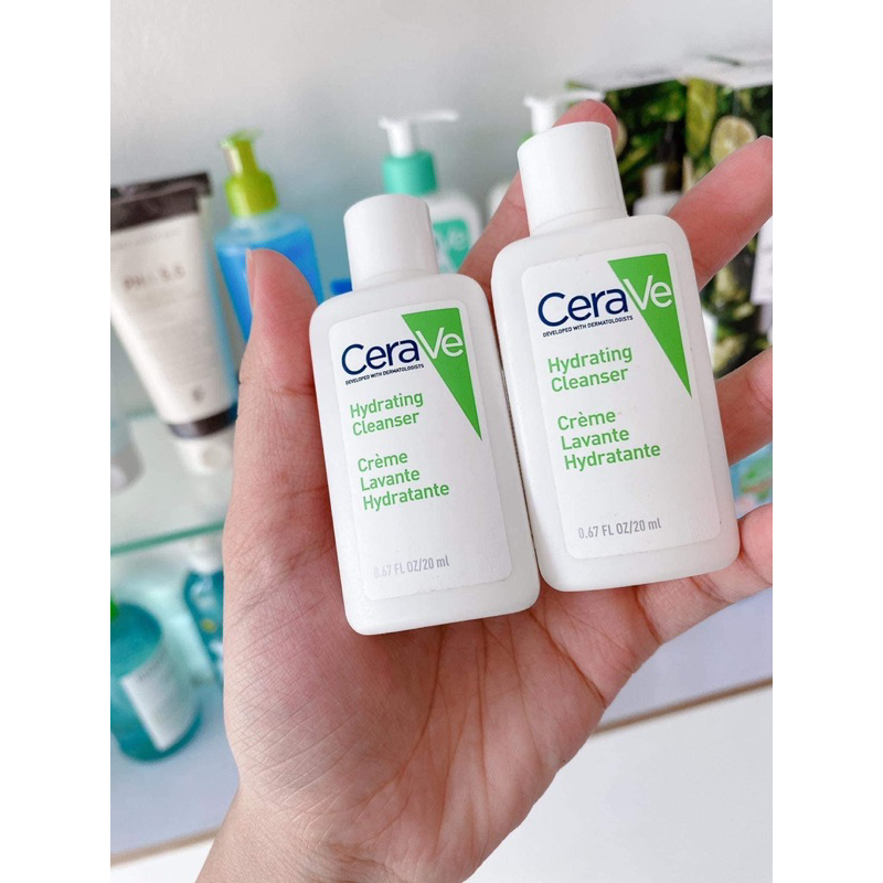 Sữa rửa mặt cerave foaming facial cleanser da dầu da khô