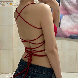 Áo len hở lưng "Pie Top" (Crochet Handmade)